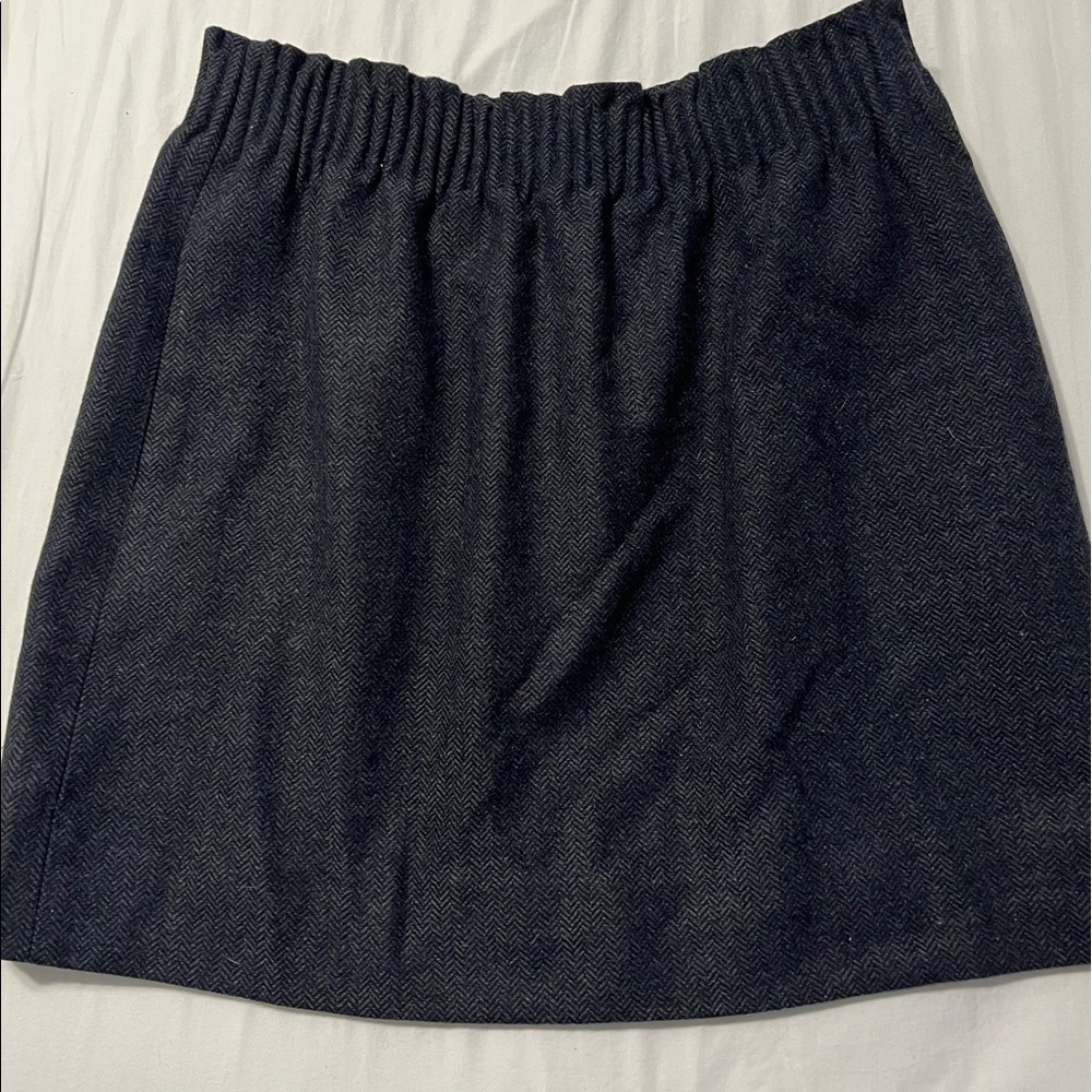 J Cree Sidewalk Skirt - Gray Tweed